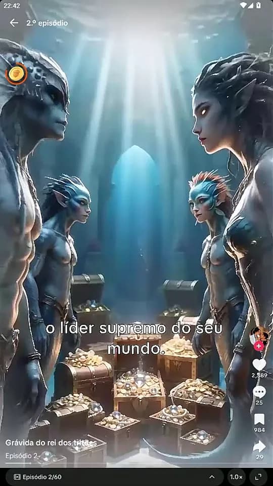 Parte 01 de Grávida do Rei dos Tritões